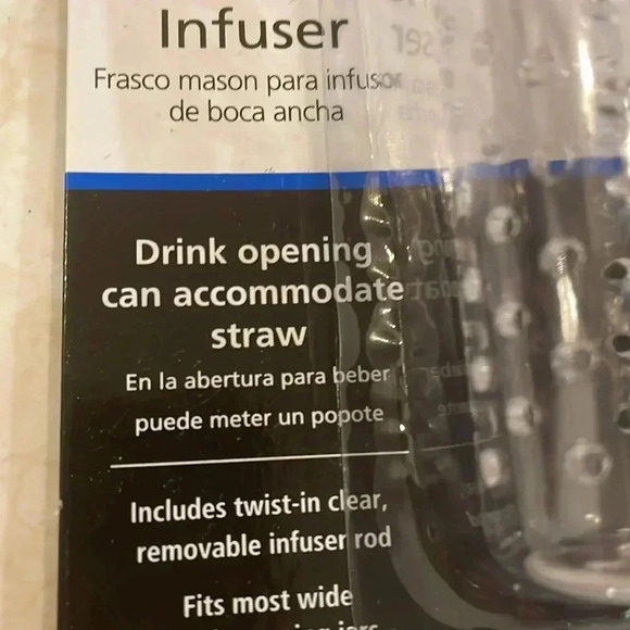 Wide Mouth Mason Jar Infusers, Set of 2, New - Picture 3 of 3